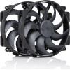 Noctua NF-A14x25r G2 Pwm Sx2-Pp chromax.Black - Dual Fan set, Black - (NF-A14x25r G2 Pwm Sx2-Pp chroma)
