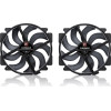 Noctua NF-A14x25r G2 Pwm Sx2-Pp chromax.Black - Dual Fan set, Black - (NF-A14x25r G2 Pwm Sx2-Pp chroma)