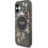 Guess Iml Flowers Strap Magsafe Case For Iphone 17 Black - (GUHMP17SHFWBRCESK)