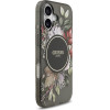 Guess Iml Flowers Strap Magsafe Case For Iphone 17 Black - (GUHMP17SHFWBRCESK)