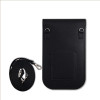 Guess Pu Grained Triangle Logo Phone Bag Black - (GUCWBPGTSPSK)