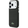 LACOSTE Iconic Petit Pique Metal Logo Magsafe Case For Iphone 17 Pro Black - (LCFCMP17LPLAK)