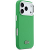 LACOSTE Iconic Petit Pique Metal Logo Magsafe Case For Iphone 17 Pro Green - (LCFCMP17LPLAN)
