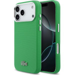 LACOSTE Iconic Petit Pique Metal Logo Magsafe Case For Iphone 17 Pro Max Green - (LCFCMP17XPLAN)