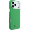 LACOSTE Iconic Petit Pique Metal Logo Magsafe Case For Iphone 17 Pro Max Green - (LCFCMP17XPLAN)