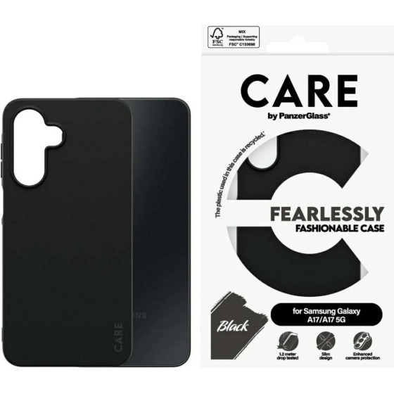 PanzerGlass Case Care By Fearlessly Fashionable For Samsung Galaxy M17 5G / A17 / A17 5G Black - (CR32017)