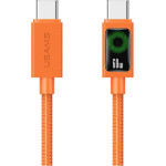 Usams Cable SJ773 Pd 60W USB-C/USB-C 1.2m Orange - (SJ773USB02)