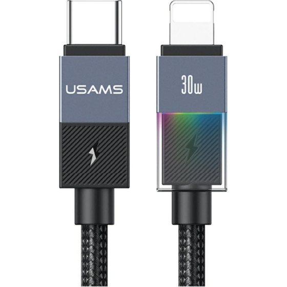 Usams Cable SJ776 Pd 30W USB-C/Lightning 1.2m Tarnish - (SJ776USB01)