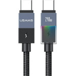 Usams Cable SJ777 Pd 240W USB-C/USB-C 1.2m Tarnish - (SJ775USB01)