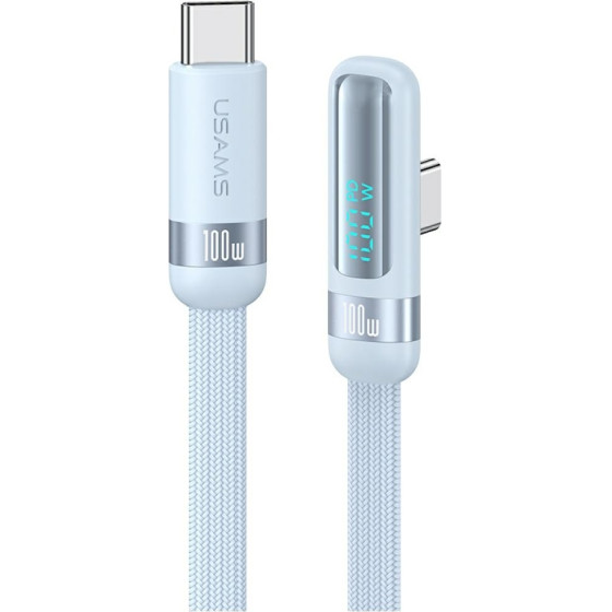 Usams Cable US-SJ653 Pd 100W USB-C/USB-C Blue - (SJ653USB03)