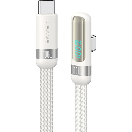 Usams Cable US-SJ653 Pd 100W USB-C/USB-C White - (SJ653USB02)