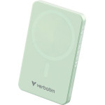 Verbatim Wireless Inductive Power Bank n Go Essentials 15W 5000mAh Wireless Magnetic Green - (32226)