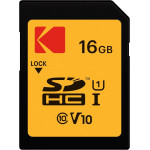 Kodak Sdhc Memory Card Premium Performance, 16Gb, Class 10 / UHS-1 U1 - (EKMSD16GHC10K)