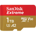 Sandisk Microsdxc Memory Card Extreme, 1TB, Class 10 / UHS-1 U3 - (SDSQXAV-1T00-GN6MN)