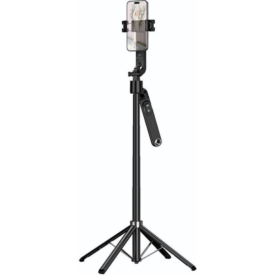 Hoco Selfie Stick Tripod With Remote Control 360 Degree With Auto Face Tracking K32 black