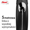 flexi New CLASSIC 5 m Black Dog Retractable lead