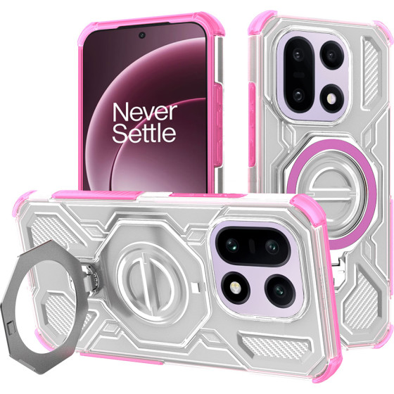 Techsuit - Carbon Shield PRO - OnePlus 15 - Pink Transparent