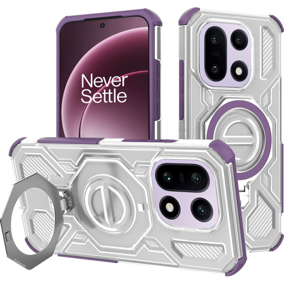 Techsuit - Carbon Shield PRO - OnePlus 15 - Purple Transparent