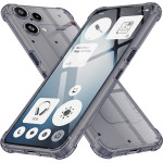 Techsuit - Shockproof Clear Silicone - Nothing Phone (3a) Lite - Smoke Black