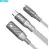 BWOO 2 in 1 Adapter Lightning / Type C to 3.5MM Jack BZ67