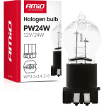 Amio - ����� �������� PW24W 12V 24W ���� WP3.3x14.5-3 ��� ���� ������ (DRL) & ����� - 1 ���.(04409/AM) - (04409)