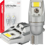 Amio - ����� LED CANBUS T15 (W16W) 2SMD 3570 ����� 6000K 12V/24V ��� ���� ������� & ��������� ������� - 2���. (04257/AM) - (04257)