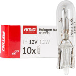 Amio - ������ �������� T5 12V 1.2W ���� W2x4.6d ������ ��� ������� ������� & ��������� - 10 ���. (04412/AM) - (04412)
