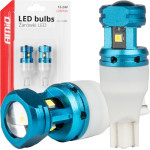 Amio - ������ LED CANBUS T15 (W16W) 4SMD 1860XS ����� 6000K 12V/24V ��� ���� �������, ��������� & ����� ��������� - 2���. (04251/AM) - (04251)