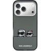Karl Lagerfeld IML K&CH Heads Logo MagSafe Case for iPhone iPhone 17 Pro Max Black - (KLHMP17X6HPKACK)