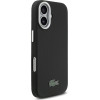 Lacoste Iconic Petit Pique Metal Logo MagSafe Case for iPhone 17 Black - (LCFCMP17SPLAK)