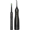 Bitvae - Electric Toothbrush (E11) + Water Flosser (F5020E) - Ultrasonic, 2x4 Heads, 5 Brush Modes, 3 Irrigate Modes - Black