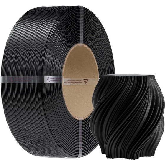 Creality CR-PETG Black - No Reel 3D Printer Filament, Hard Glossy, Tensile 49MPA, 1 kg Spool1.86 - (3301030131)
