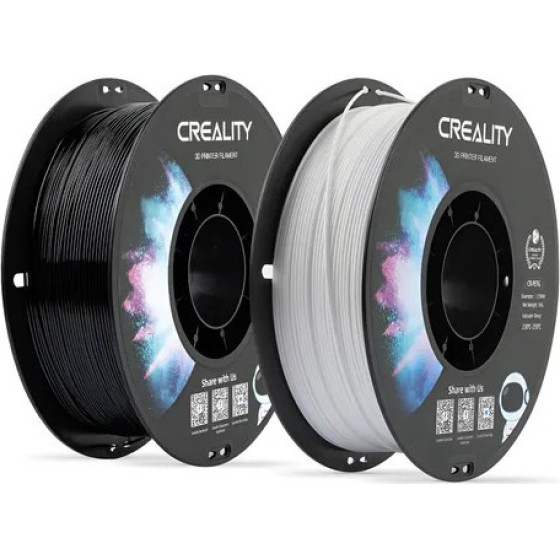 Creality CR-PETG Value Pack 2kg - Black & White 3D Printer Filament - (3301030080)