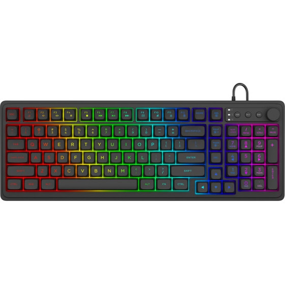 SAVIO Keyboard Gaming Usb Qwerty Us English Black - (GALAXIS)