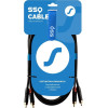 Sound Station Quality (SSQ) Ssq RCARCA2 Cable 2x Rca - 2x Rca 2 m Black - (SS-1432)