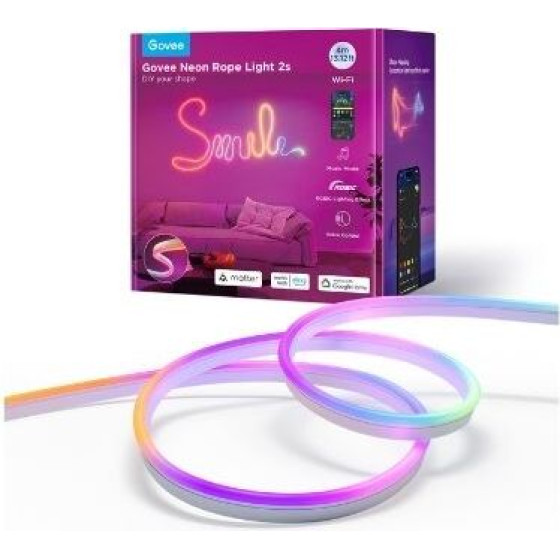 Govee Neon Rope Strip Light 2 - 4M White - (H61D4-W)