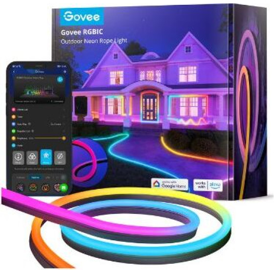 Govee Rgbic Outdoor Neon Strip Lights - 10M - (H61A8)