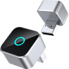 4sMarts Car Adapter Transmitter Bluetooth CarPlay/Android Auto Silver - (541748)