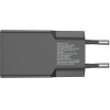 4sMarts Wall Charger Flatplug Duos 30W Gan USB-C/USB-A Black - (541744)
