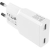 4sMarts Wall Charger Flatplug Slim Dual 30W Gan 2xUSB-C White - (541743)