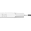 4sMarts Wall Charger Flatplug Slim Dual 30W Gan 2xUSB-C White - (541743)