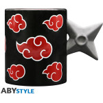 Abysse: Naruto Shippuden - Mug 3D Handle - Shuriken Akatsuki (460ml) (ABYMUGA096)