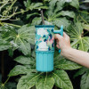 Quokka Umi - 720 Ml Stainless Steel Thermal Mug With Straw And Silicone Coaster (Waterfall Garden) - (40087)