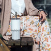 Quokka Umi - Stainless Steel Thermal Mug 720ml With Straw And Silicone Base (Ivory) - (40092)