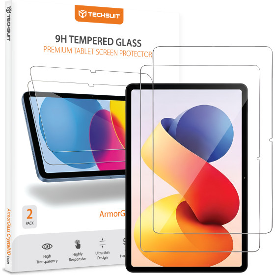 Techsuit - Armorglass Crystalhd (2 pack) - Xiaomi Redmi Pad 2 Pro - Clear
