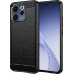 Techsuit - Carbon Silicone - Oppo Reno15 F / Reno15 Fs 5G - Black
