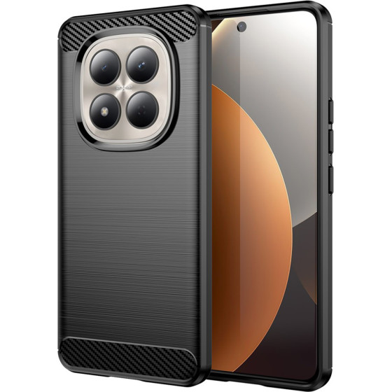 Techsuit - Carbon Silicone - Xiaomi Redmi Note 15 Pro 5G - Black