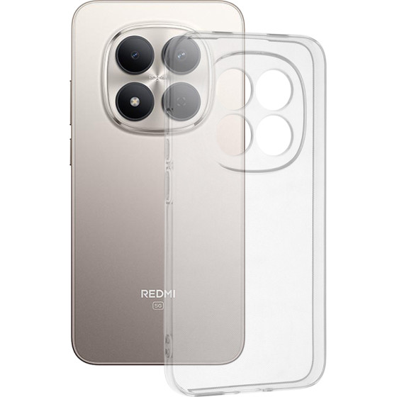 Techsuit - Clear Silicone - Xiaomi Redmi Note 15 Pro 5G - Transparent