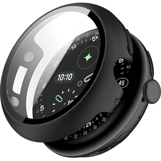 Techsuit - Defense360 Pro + Screen Protector - Google Pixel Watch 4 41mm - Black
