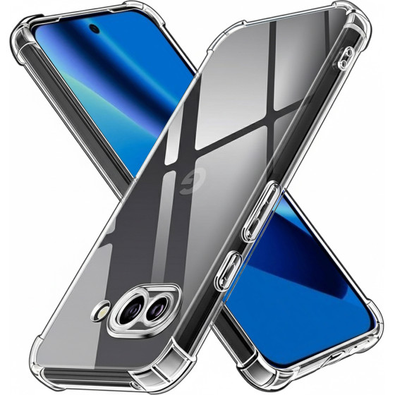 Techsuit - Shockproof Clear Silicone - Google Pixel 10a - Clear